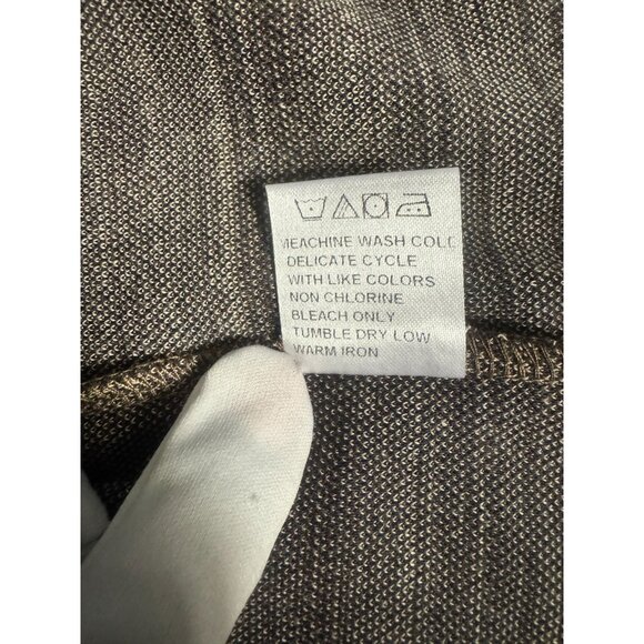 Shades of Grey by Micah Cohen Anthropologie Peek-a-boo Stripe Sweater Size XS - Picture 8 of 12